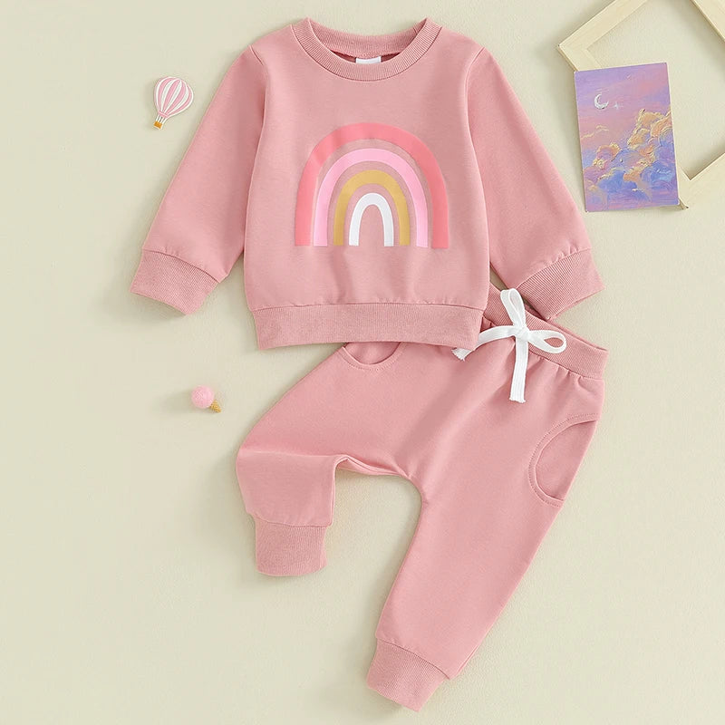 Rainbow Tracksuit Winter Rosie Boutique