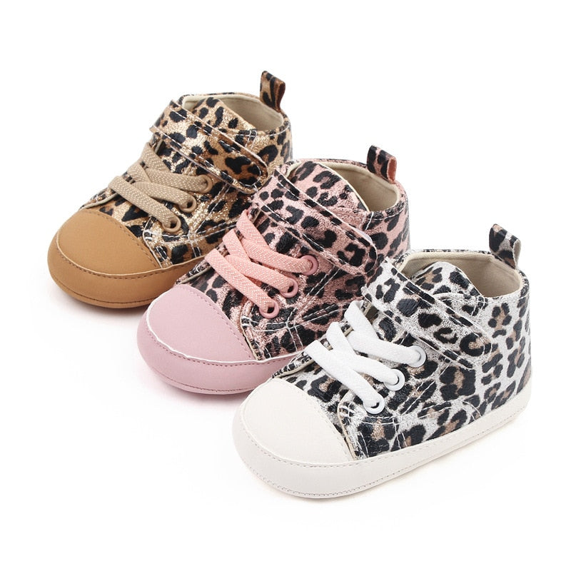 Baby girl store leopard print shoes