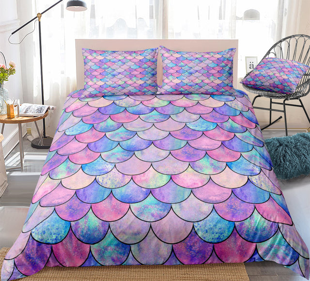 Mermaid store quilt set